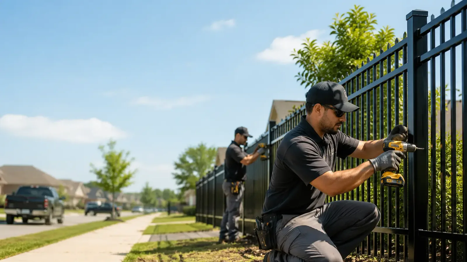 Metal Fence Installation in Somerset, TX